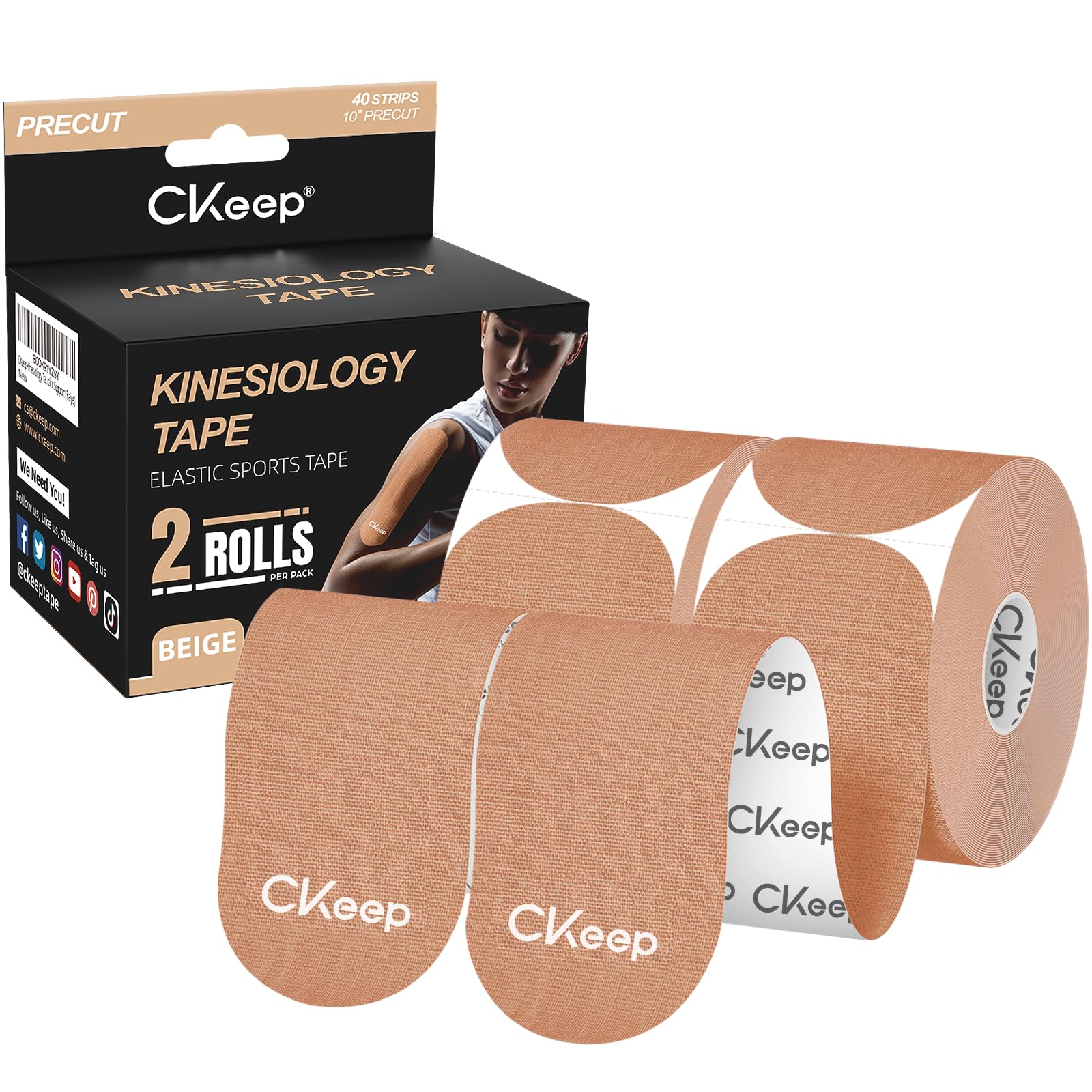 CKeep empaque frontal mostrando dos rollos y caja clara, ideal para compra práctica