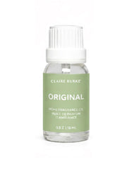 Claire Burke botella frente mostrando el envase y su beneficio aromático