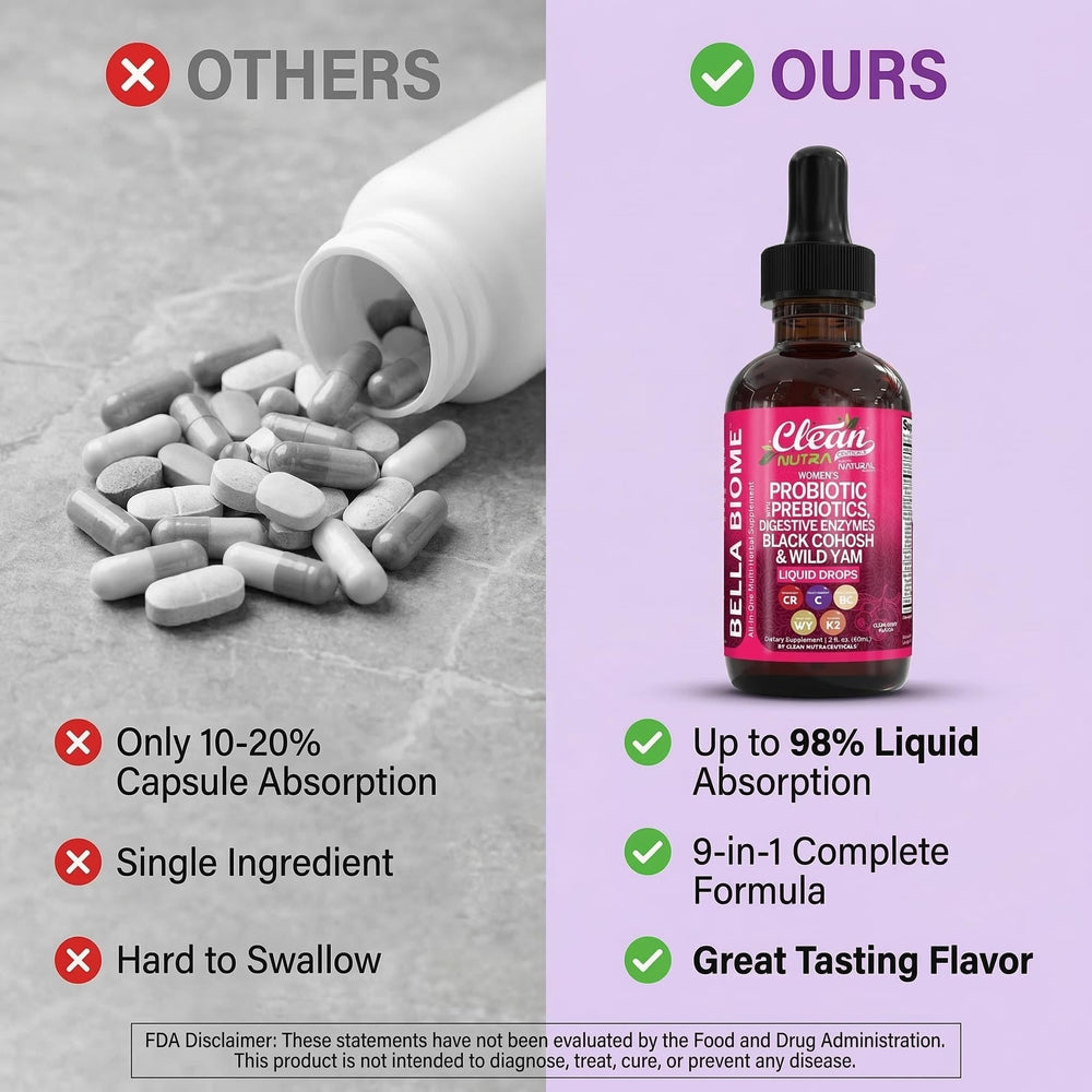 Clean Nutra ingredientes naturales como onagra y arándano visibles