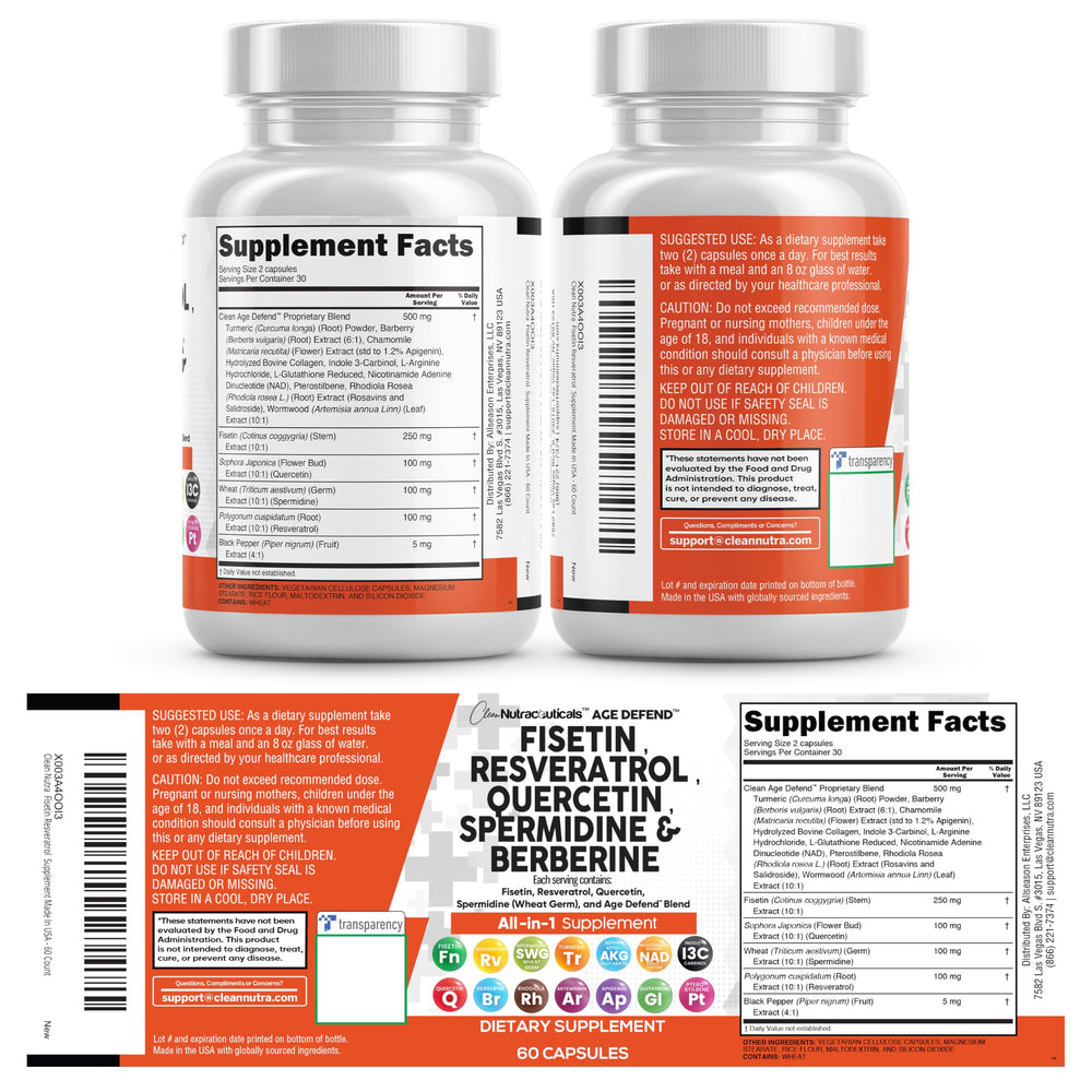 Clean Nutraceuticals certificado de laboratorio impreso, garantía de pruebas de terceros