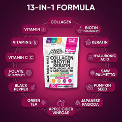 Clean Nutraceuticals collage de ingredientes naturales que aporta variedad