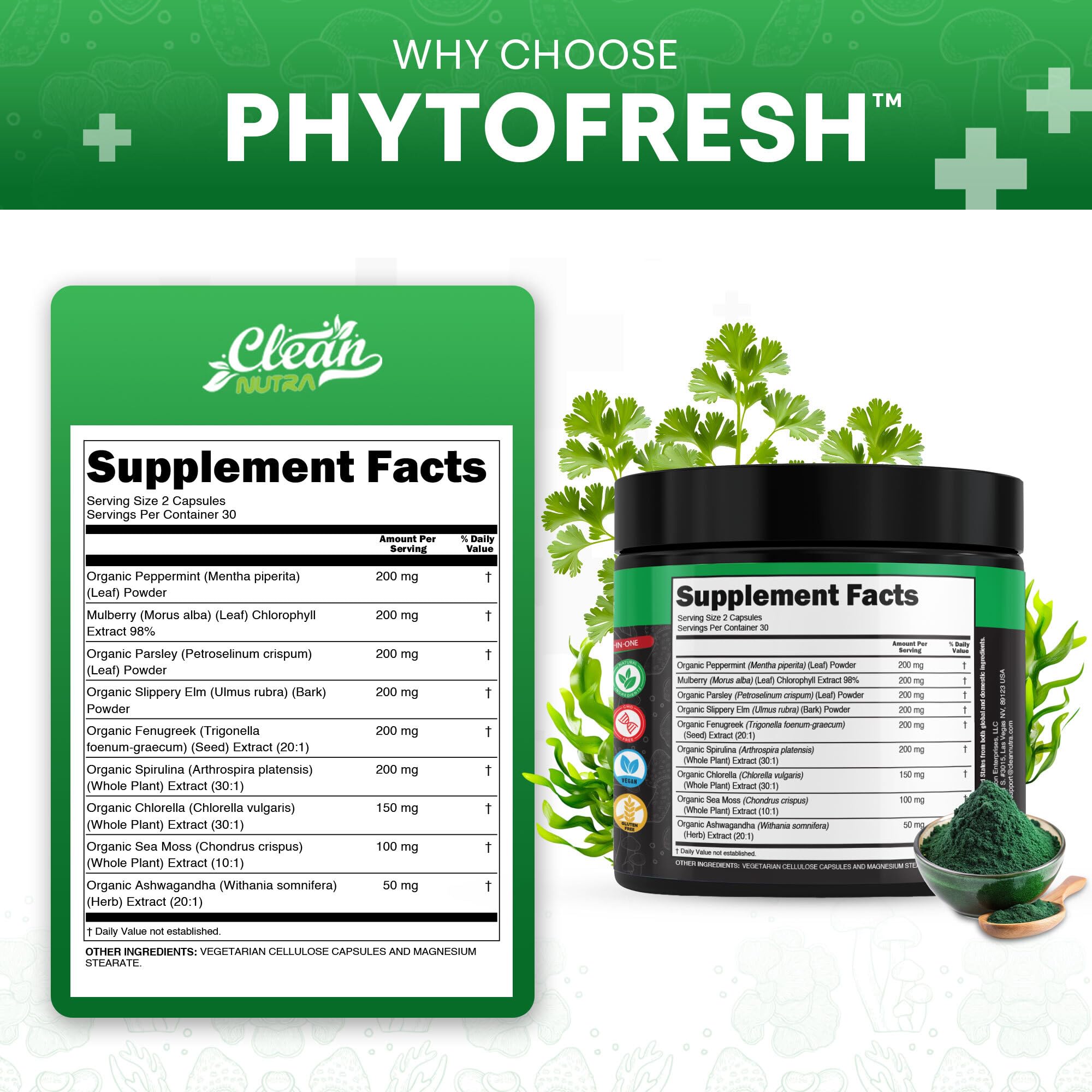 Clean Nutraceuticals etiqueta nutricional legible que aporta transparencia