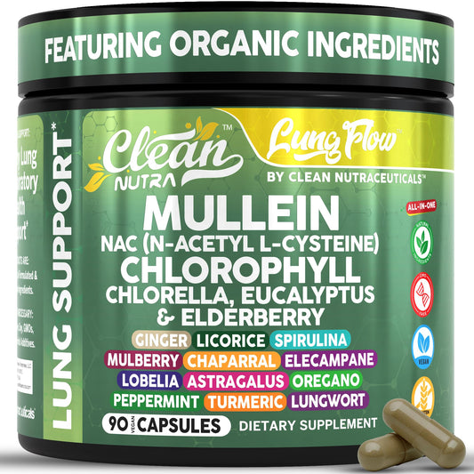 Clean Nutraceuticals frasco frontal mostrando etiqueta y beneficios visibles