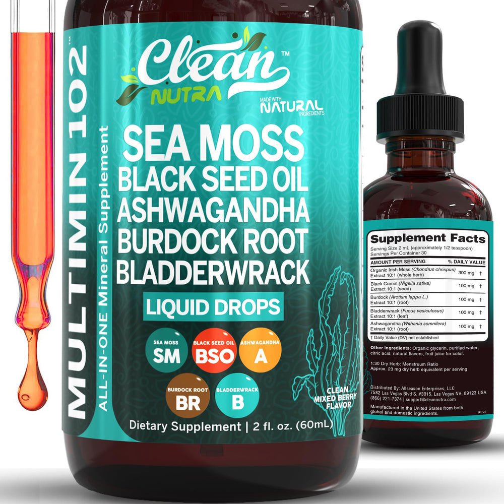 Clean Nutraceuticals frente del envase mostrando etiqueta clara y beneficios