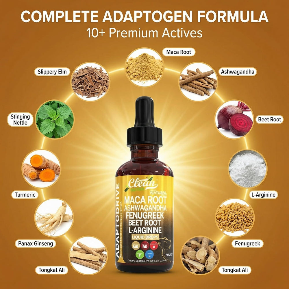 Clean Nutraceuticals gotas añadidas a batido, integración rápida en bebidas