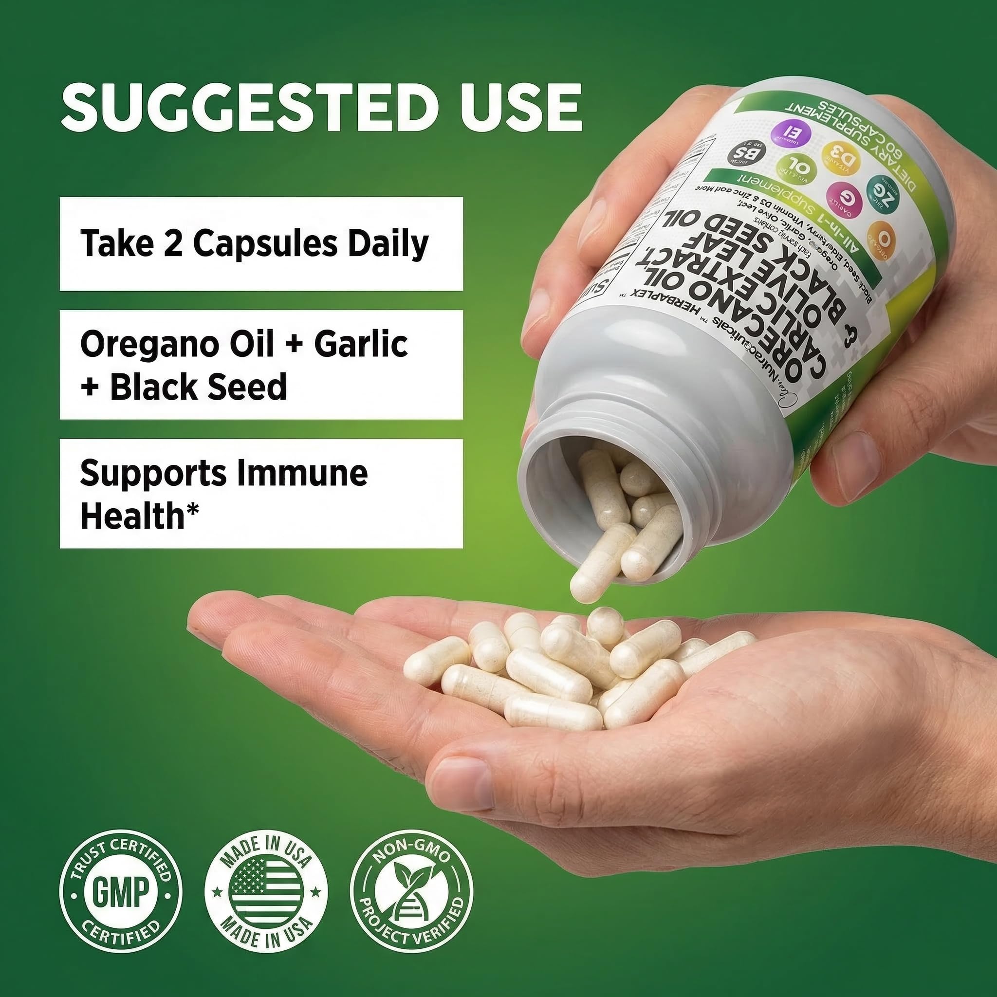 Clean Nutraceuticals cápsula abierta mostrando contenido vegetal concentrado