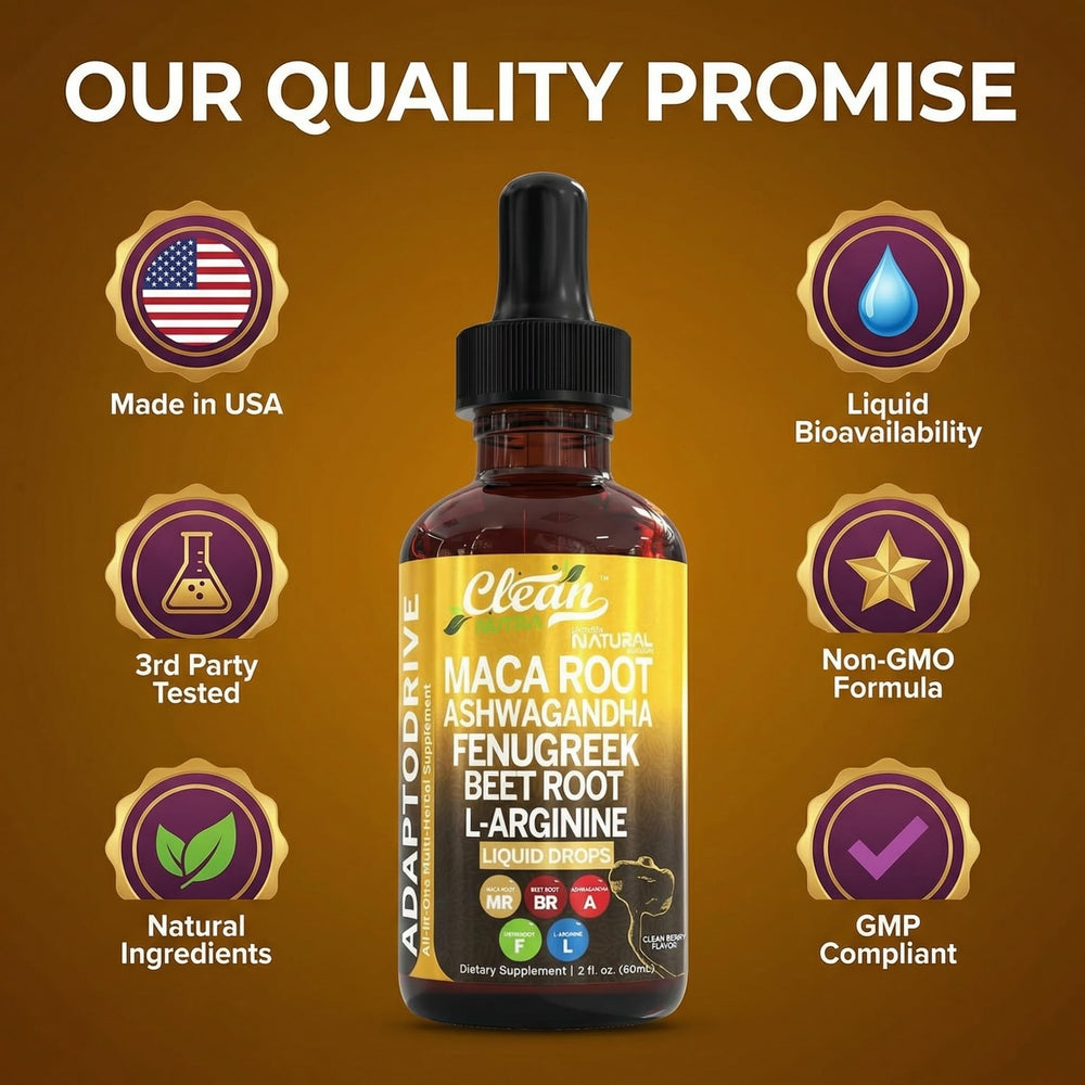 Clean Nutraceuticals maca y ashwagandha crudas, origen vegetal claro