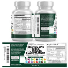 Clean Nutraceuticals ingredientes naturales kelp y cúrcuma mostrando origen botánico