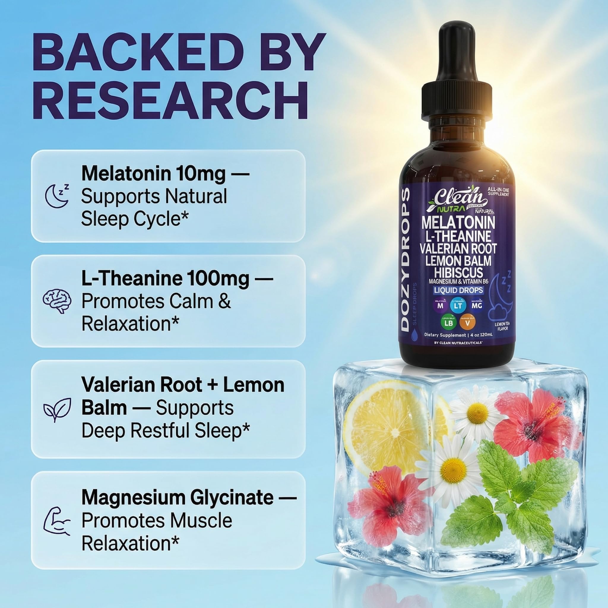 Clean Nutraceuticals ingredientes primarios alineados, evita múltiples productos