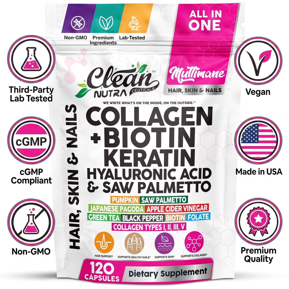 Clean Nutraceuticals ingredientes: té verde y calabaza para apoyo antioxidante