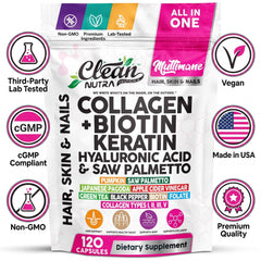 Clean Nutraceuticals ingredientes: té verde y calabaza para apoyo antioxidante
