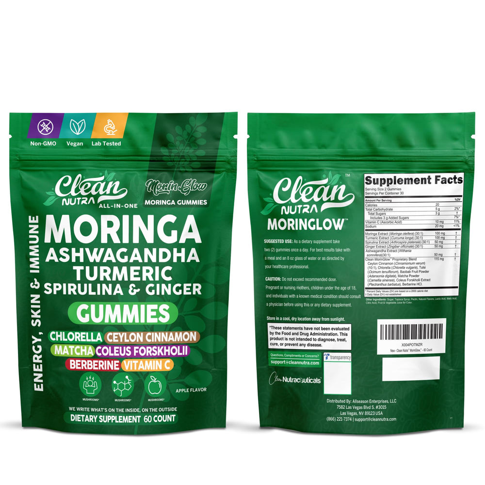Gominolas Clean Nutra moringa en cocina para integrar en la rutina diaria