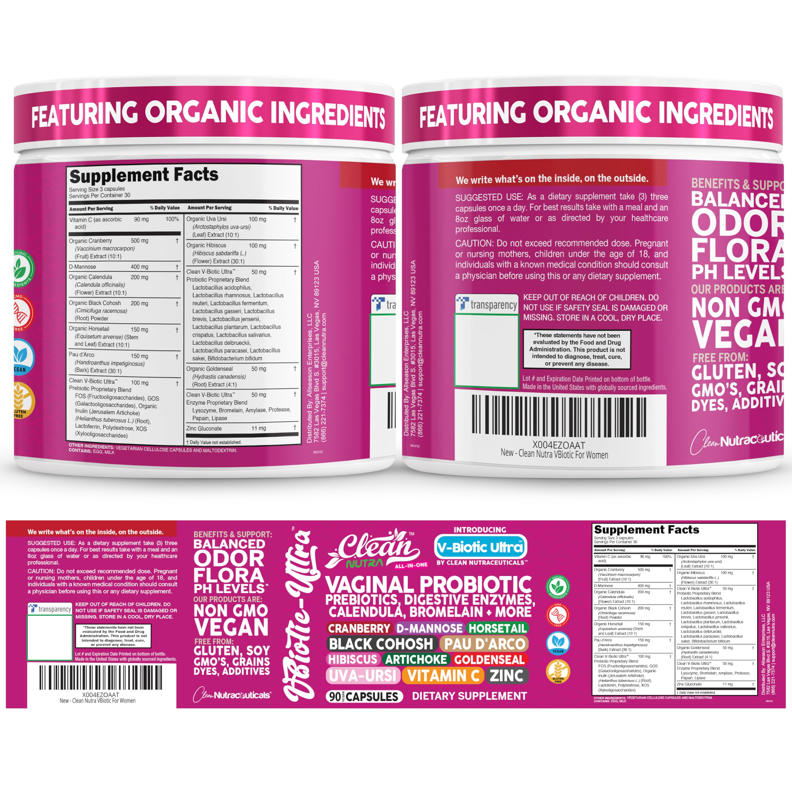 Clean Nutraceuticals suplemento en mesa de desayuno para rutina diaria saludable