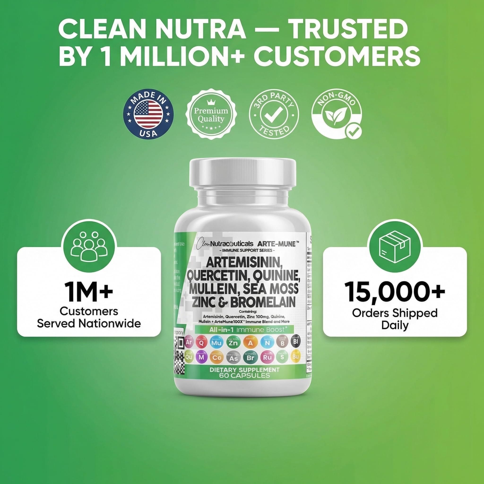 Clean Nutraceuticals botella profesional en fondo blanco para confianza