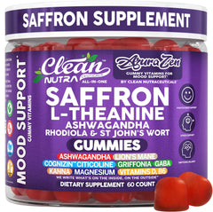 Clean Nutraceuticals paquete frontal AuraZen mostrando marca y beneficio calmante