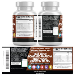 Clean Nutraceuticals botella junto a hojas de pasto que resaltan origen grass fed