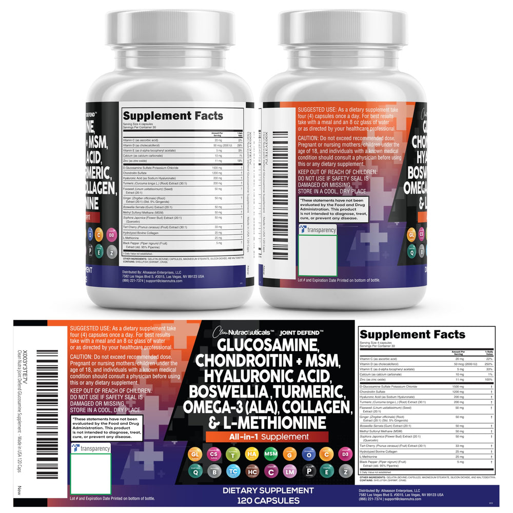 Clean Nutraceuticals pack doble 120x2 para suministro prolongado