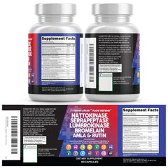Clean Nutraceuticals caja y frasco lateral mostrando diseño completo