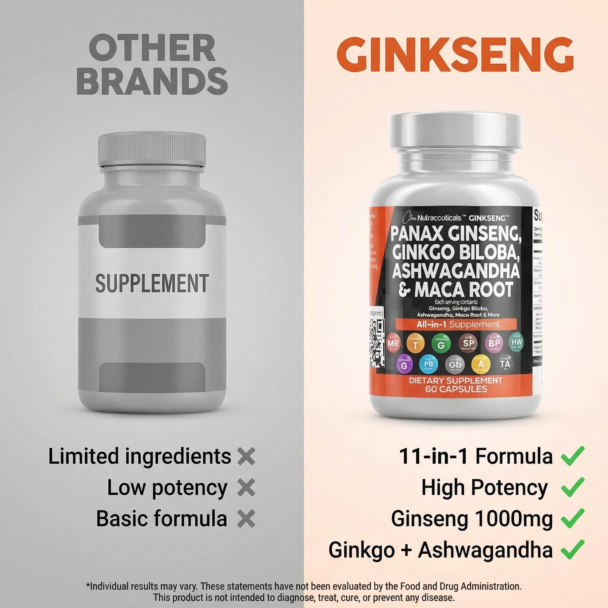 Clean Nutraceuticals cápsula abierta con polvo demostrando contenido concentrado