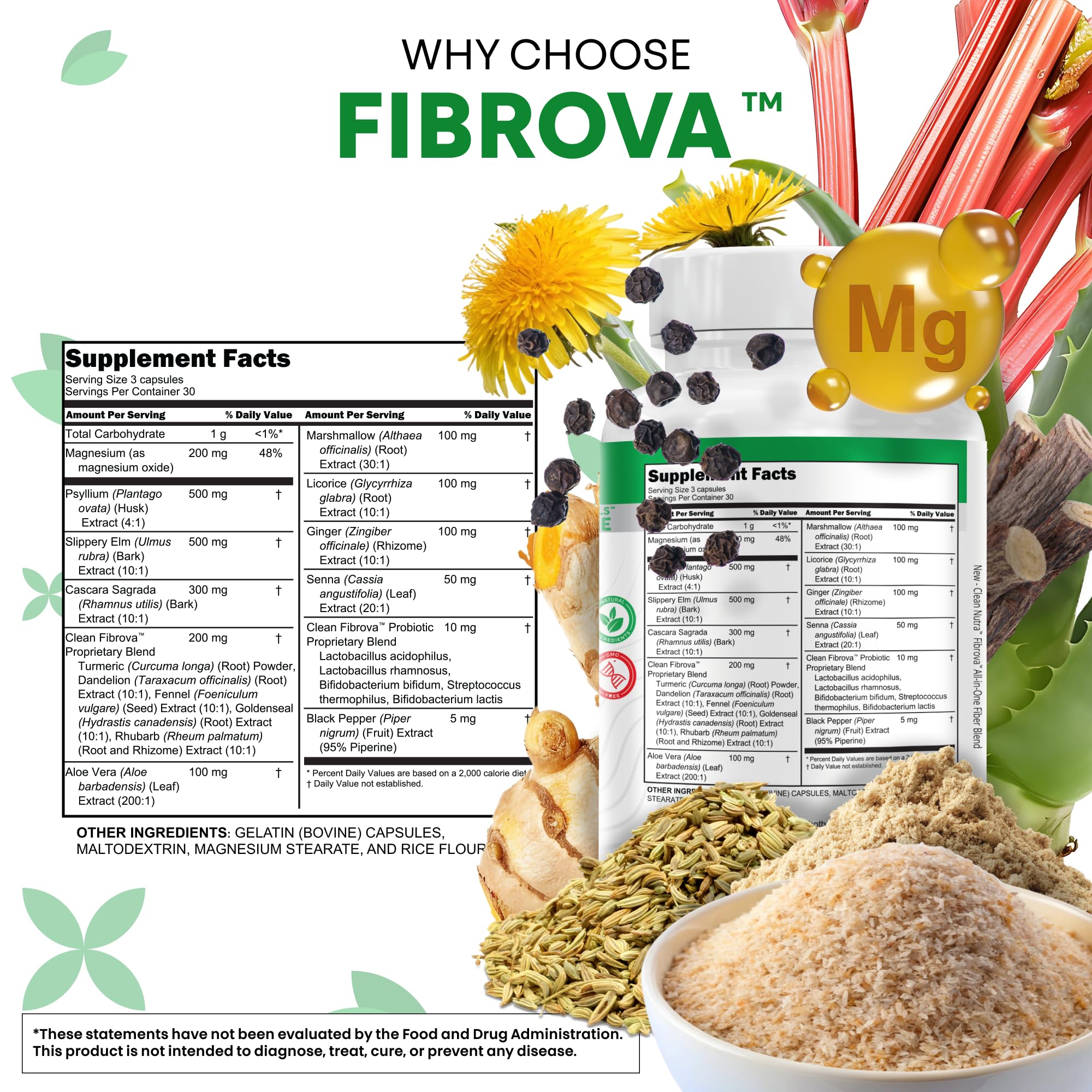 Clean Nutraceuticals cápsula en mano para mostrar tamaño y facilidad de ingestión
