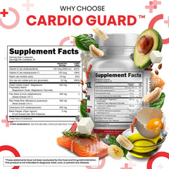 Clean Nutraceuticals comparación de tamaño de CardioGuard frente a una moneda para escala