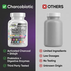 Extractos botánicos CharcoBiotic hinojo regaliz aloe vera reconocibles