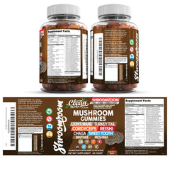 Gominola Clean Nutraceuticals junto a monedas para comparar tamaño y porción