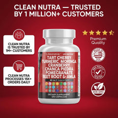 Clean Nutraceuticals detalle de cápsula abierta mostrando contenido vegetal