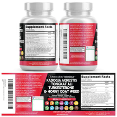 Clean Nutraceuticals closeup de tabla nutricional destacando la mezcla completa