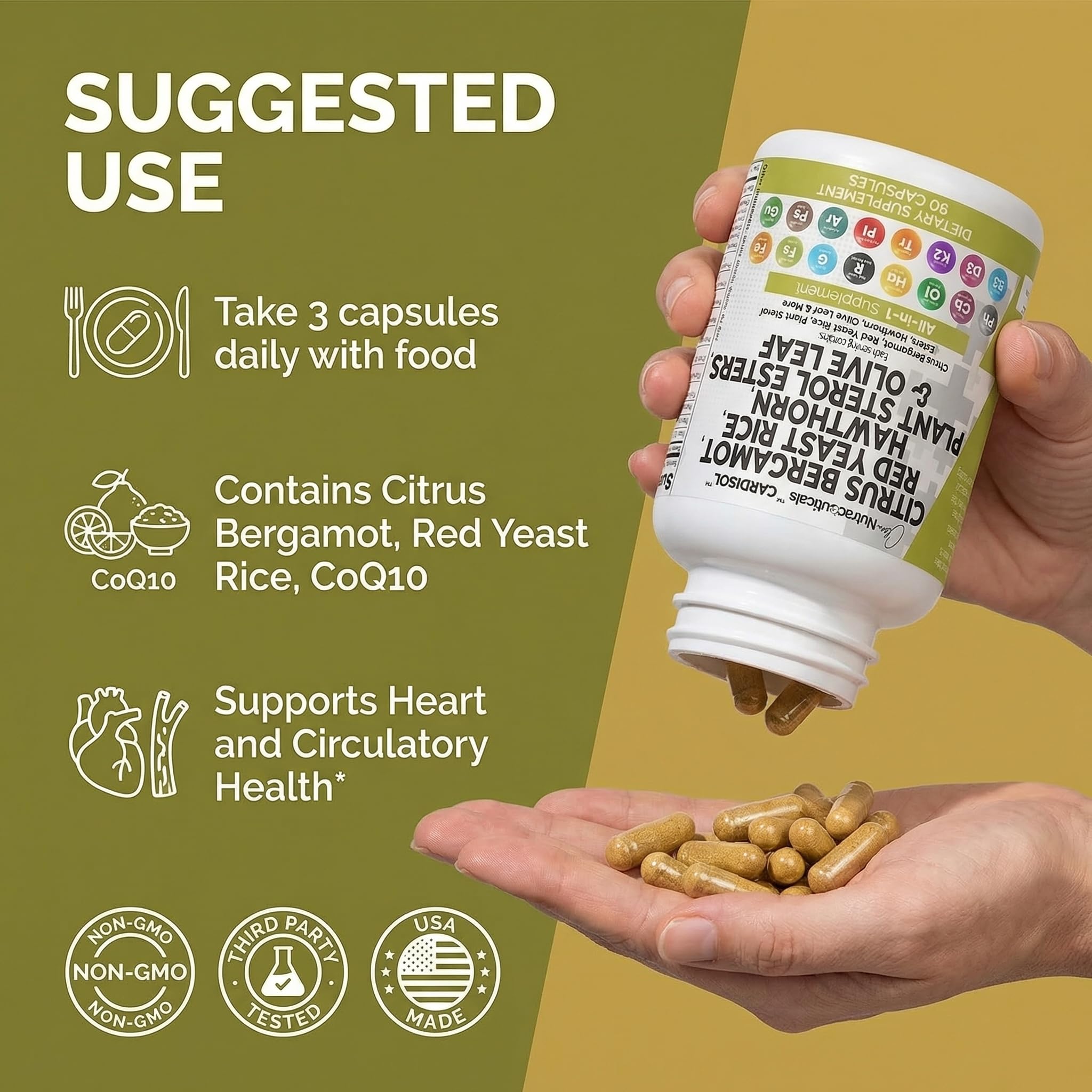 Clean Nutraceuticals detalle de CoQ10 y vitaminas para energía celular