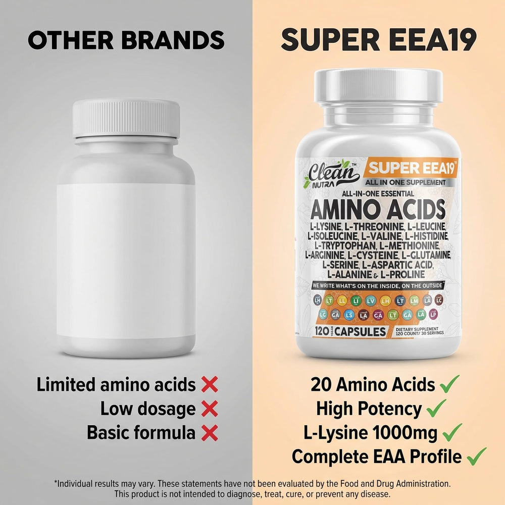 Clean Nutraceuticals botella en vitrina con otros suplementos para mostrar uso integrado diario