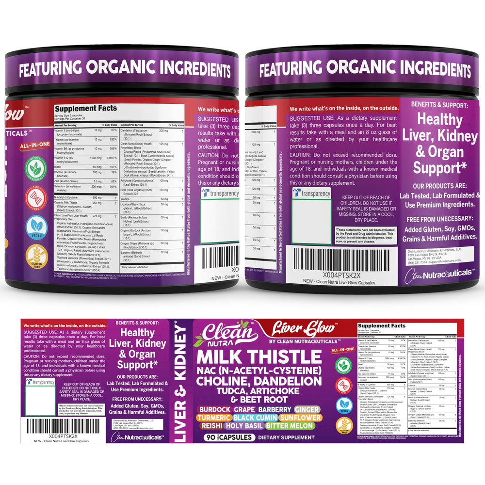 Clean Nutraceuticals empaquetado ecoamigable listo para almacenamiento