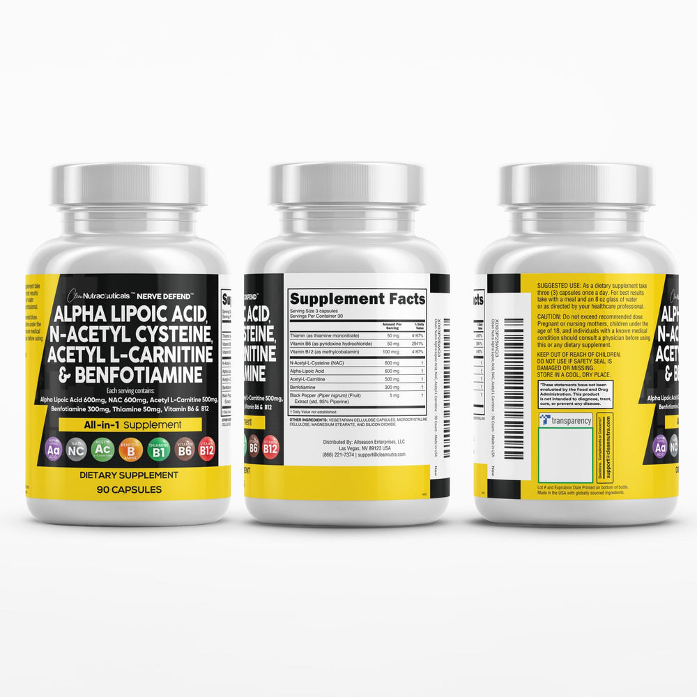 Clean Nutraceuticals sello made in usa en el empaque que indica fabricación local