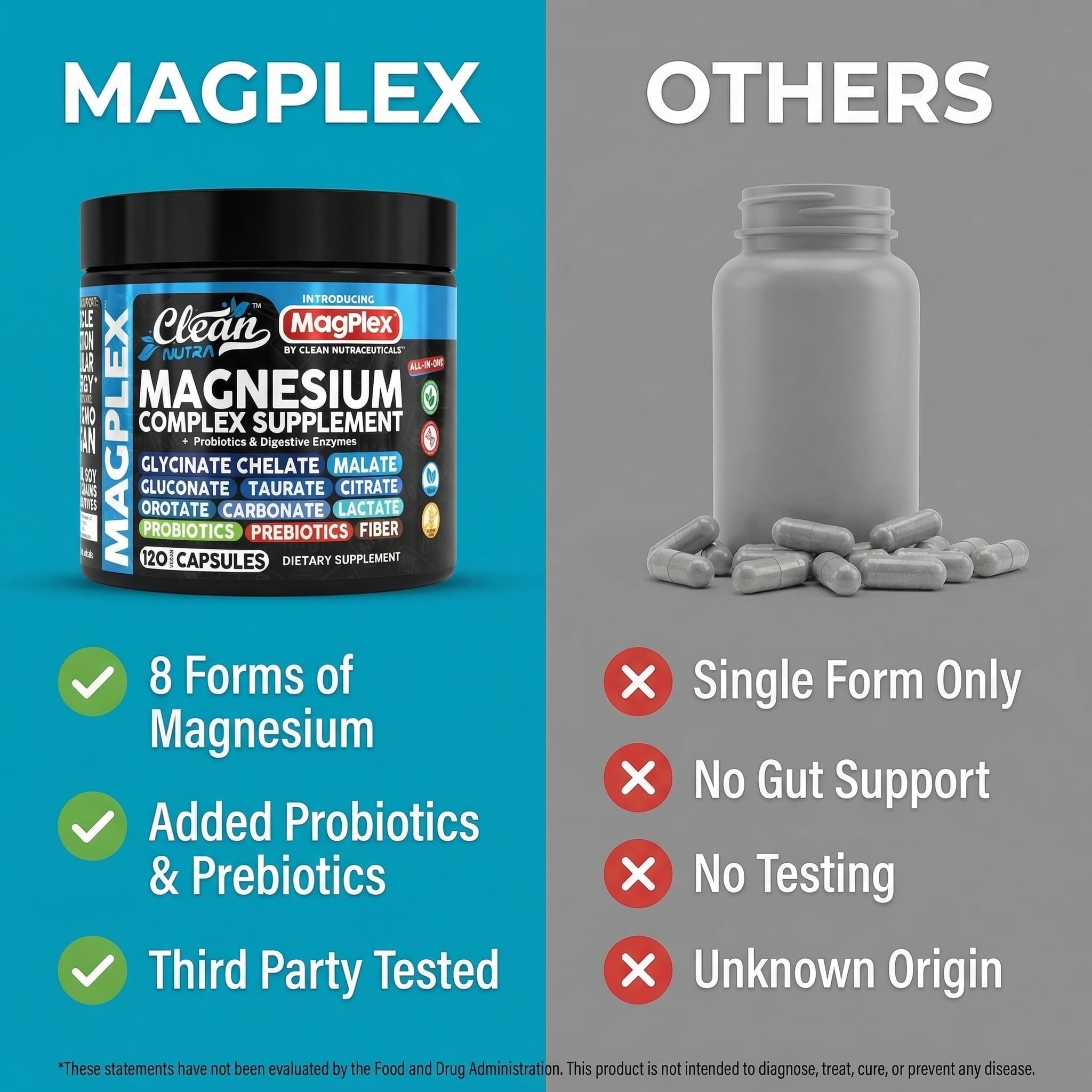 Clean Nutraceuticals frasco junto a desayuno para apoyo digestivo