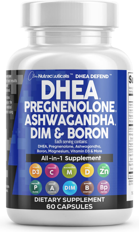 Clean Nutraceuticals envase frontal con etiqueta clara y beneficio de apoyo hormonal