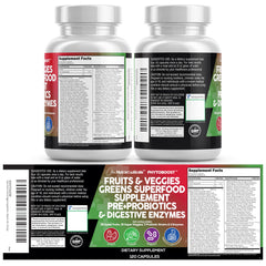 Clean Nutraceuticals envase lateral con información nutricional, demuestra transparencia