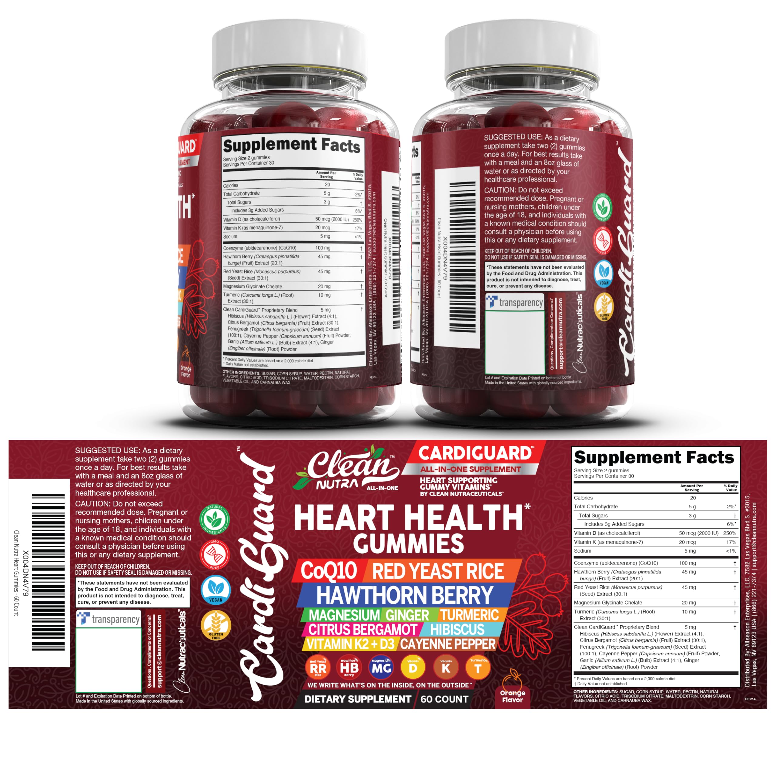 Gomitas Clean Nutraceuticals junto a un desayuno saludable que sugiere conveniencia matutina