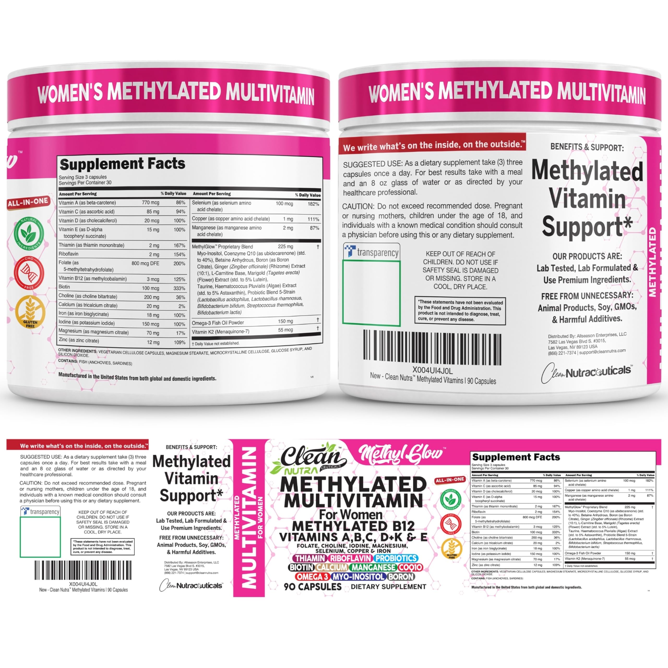 Clean Nutraceuticals mujer activa sosteniendo frasco simbolizando vitalidad y energía diaria