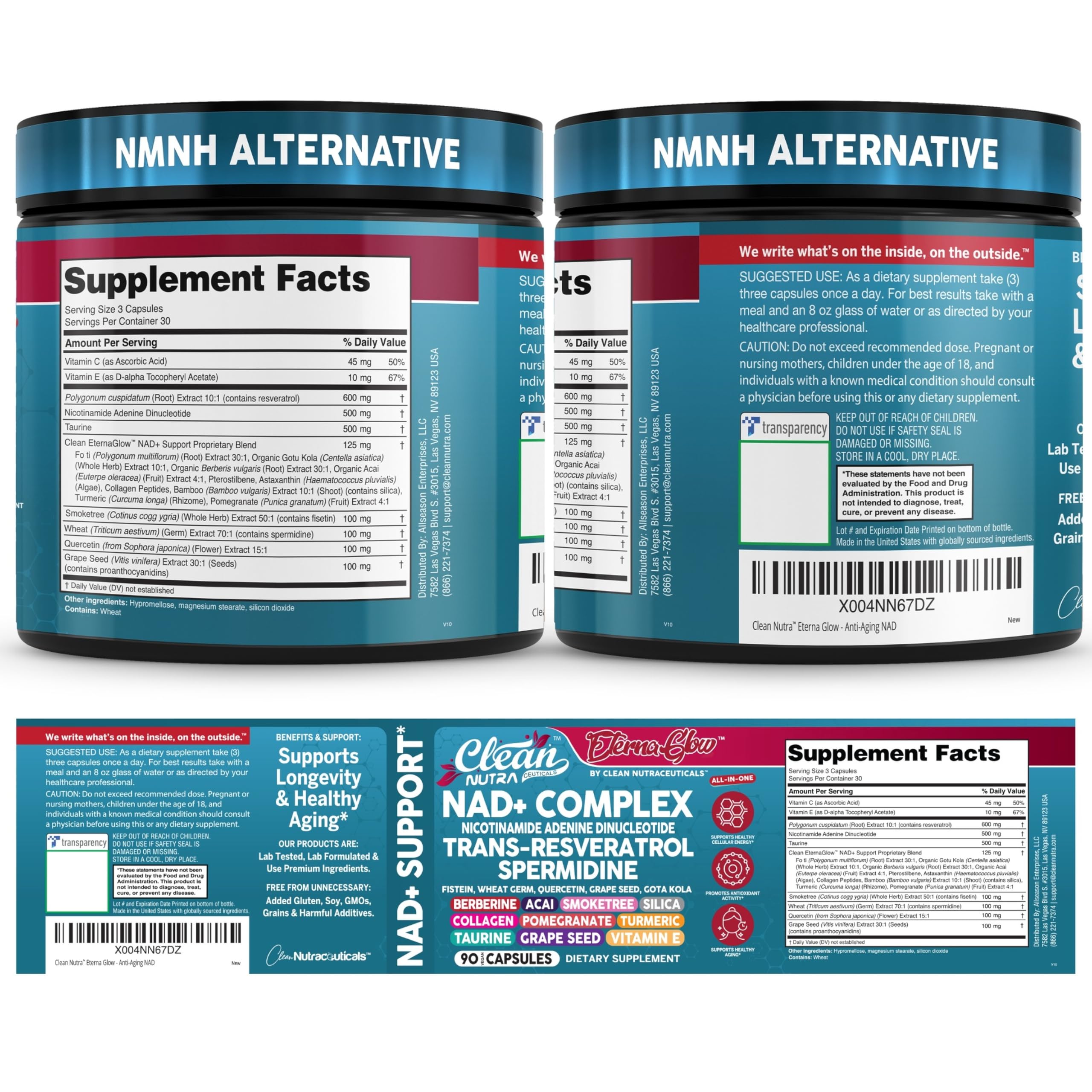 Clean Nutraceuticals persona sosteniendo EternaGlow en entorno cotidiano para estilo de vida