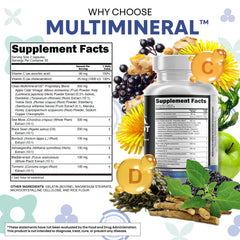 Etiqueta Clean Nutraceuticals con lista de 15 ingredientes legible y clara