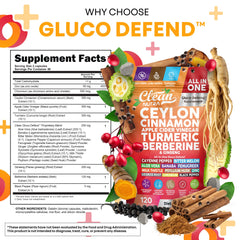 Clean Nutraceuticals etiqueta con lista de ingredientes para ver composición detallada