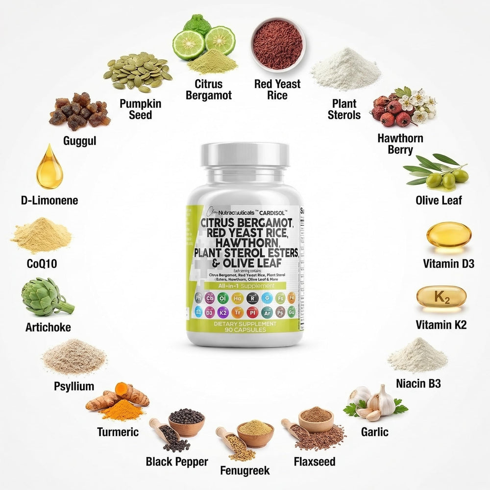 Clean Nutraceuticals etiqueta con lista de ingredientes para transparencia