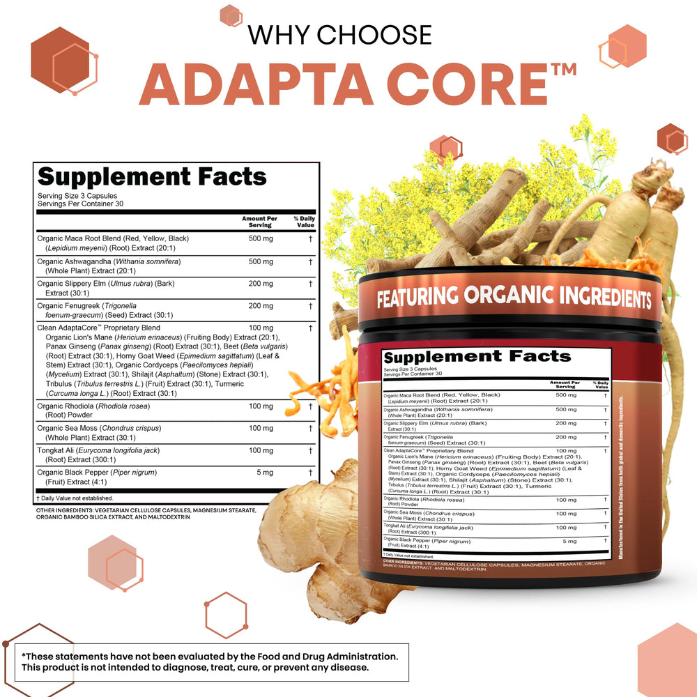 Clean Nutraceuticals etiqueta nutricional clara con lista de ingredientes transparente