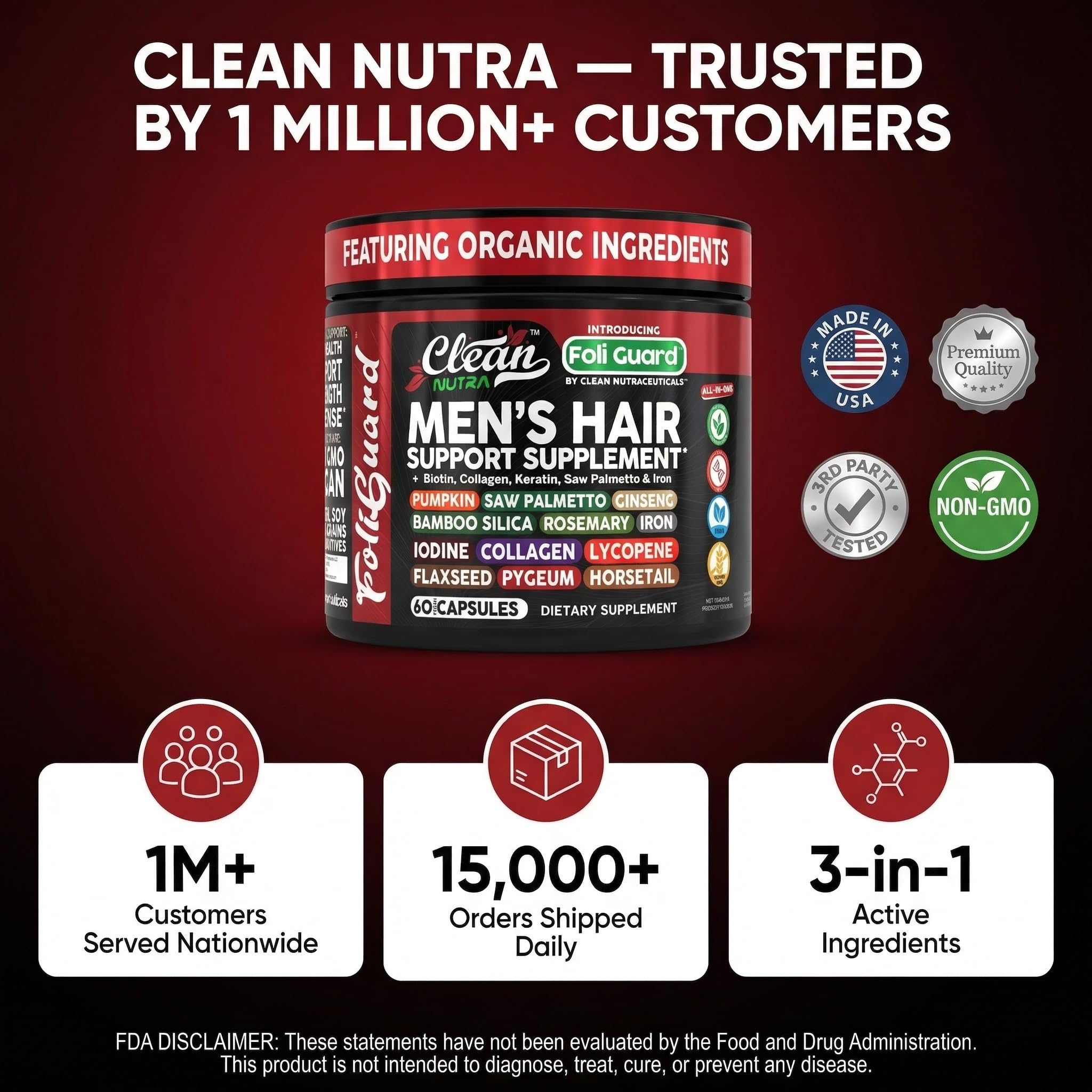 Clean Nutraceuticals cápsulas al lado del neceser en baño como rutina diaria