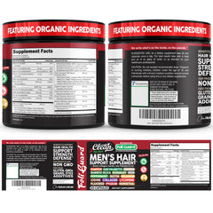 Clean Nutraceuticals frasco en ambiente masculino casual, estilo de vida saludable