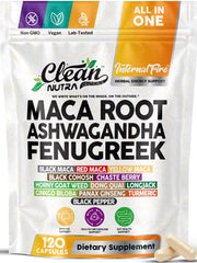 Frasco de Internal Fire de Clean Nutraceuticals frontal mostrando la etiqueta y beneficios