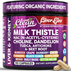 Clean Nutraceuticals frasco frontal mostrando cápsulas y diseño claro