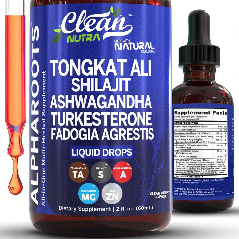 Clean Nutraceuticals frente del empaque mostrando la marca y beneficio práctico
