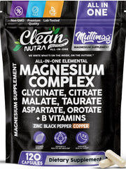 Clean Nutraceuticals frente del empaque mostrando 120 cápsulas y conveniencia