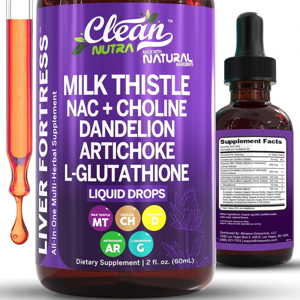 Clean Nutraceuticals frente del envase mostrando marca y beneficios visibles